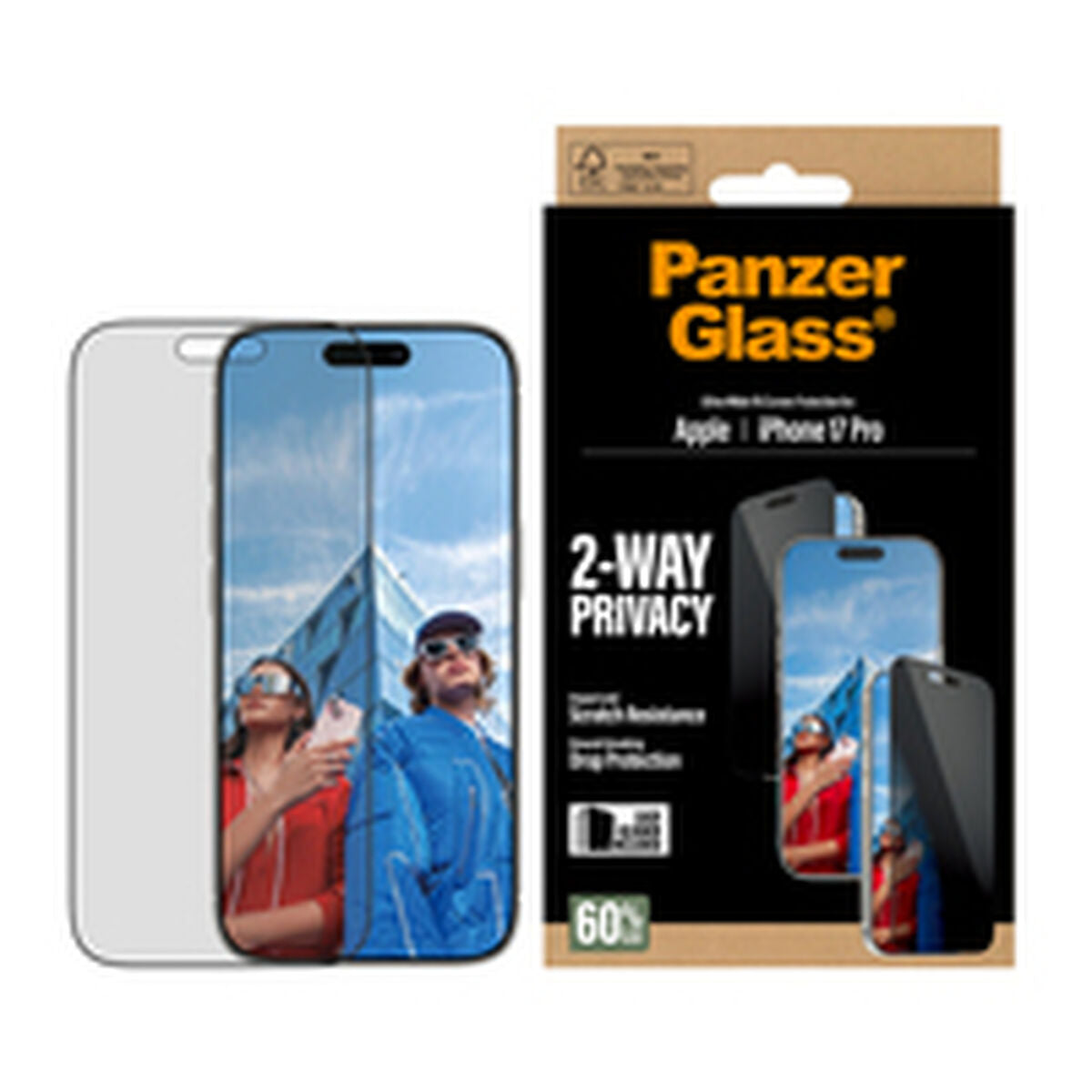 Mobile cover PanzerGlass iPhone 17 Pro Transparent Apple-1