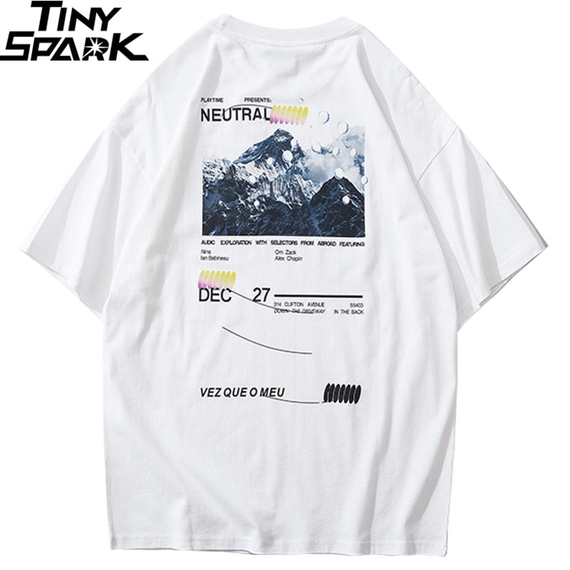 Hip Hop T Shirt Men Streetwear Iceberg Printed Tee Shirt Short Sleeve Cotton Casual T-Shirt Fashion Black Harajuku Tshirt-3