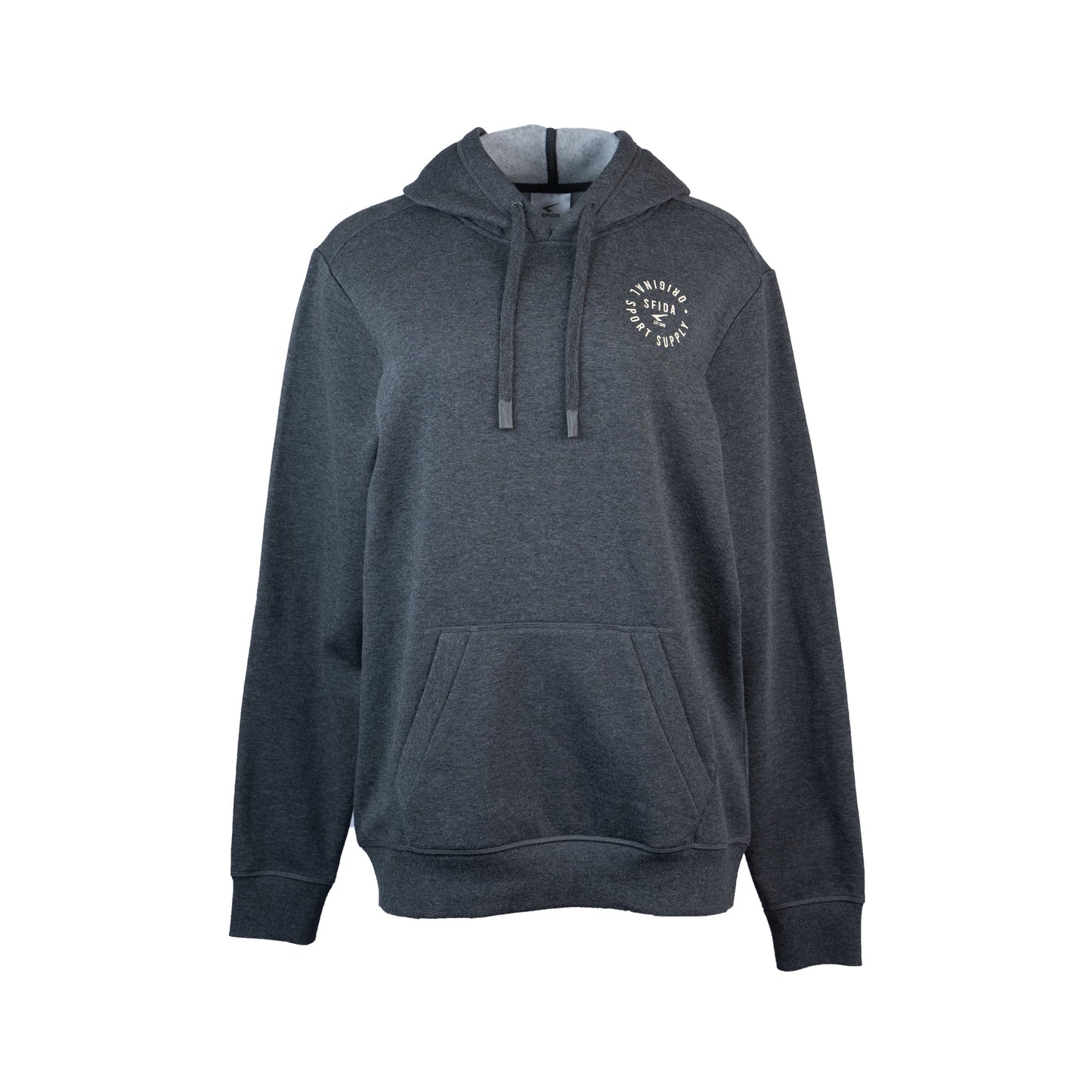 Oakland Mens Fleece Hoodie Charcoal Marle-0