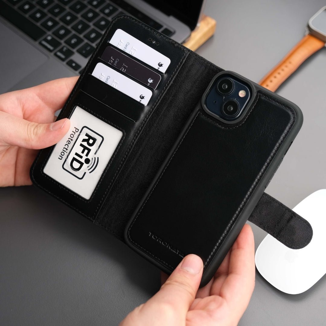 Casper iPhone 17 Air Leather Wallet Case – MagSafe Compatible-6