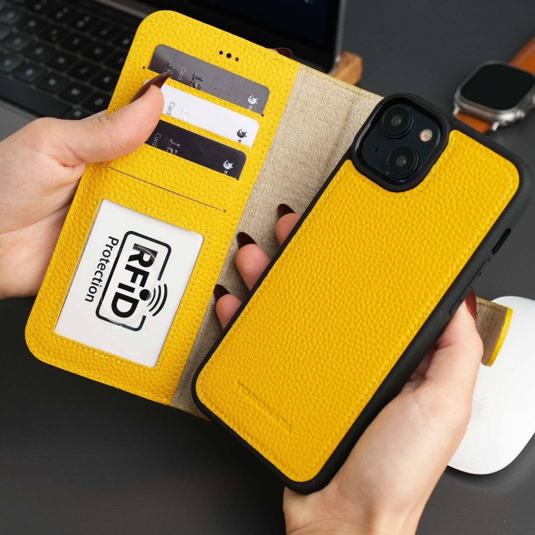 Casper iPhone 17 Air Leather Wallet Case – MagSafe Compatible-11