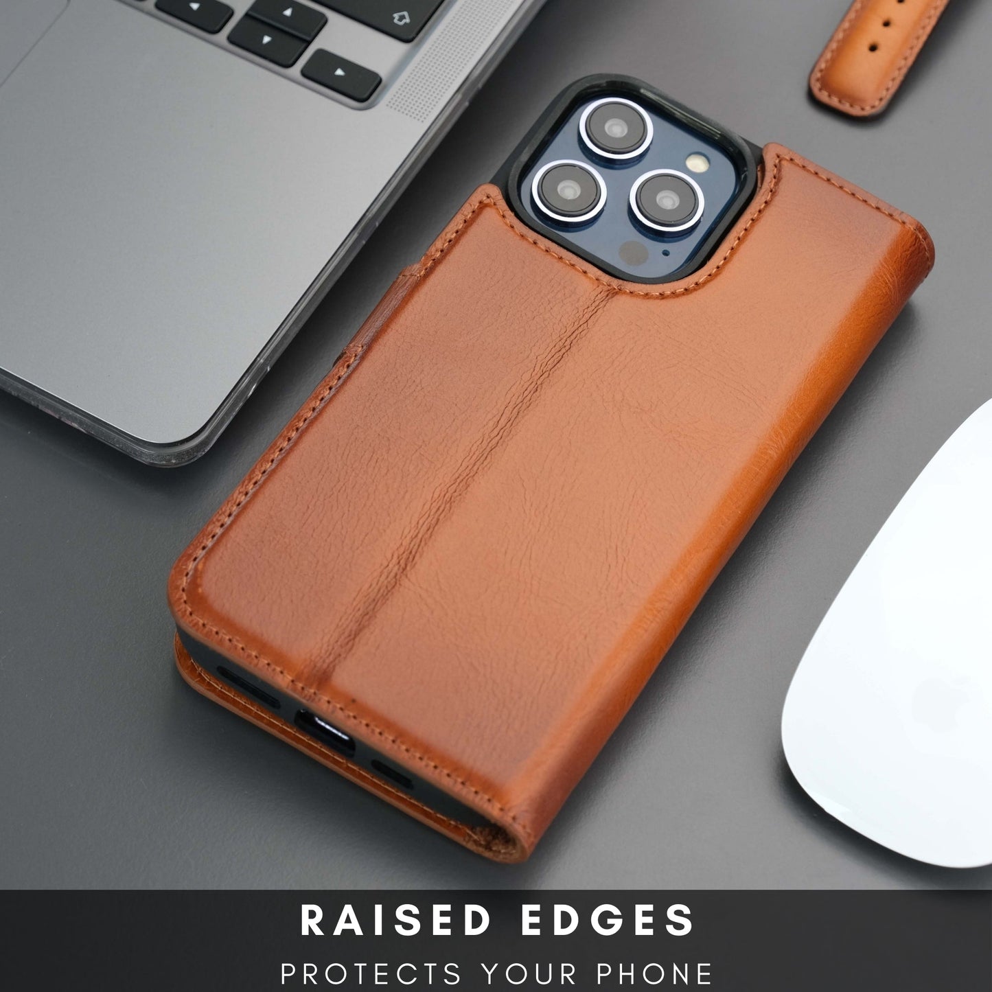 Casper iPhone 17 Pro Max Leather Wallet Case – MagSafe Compatible-3
