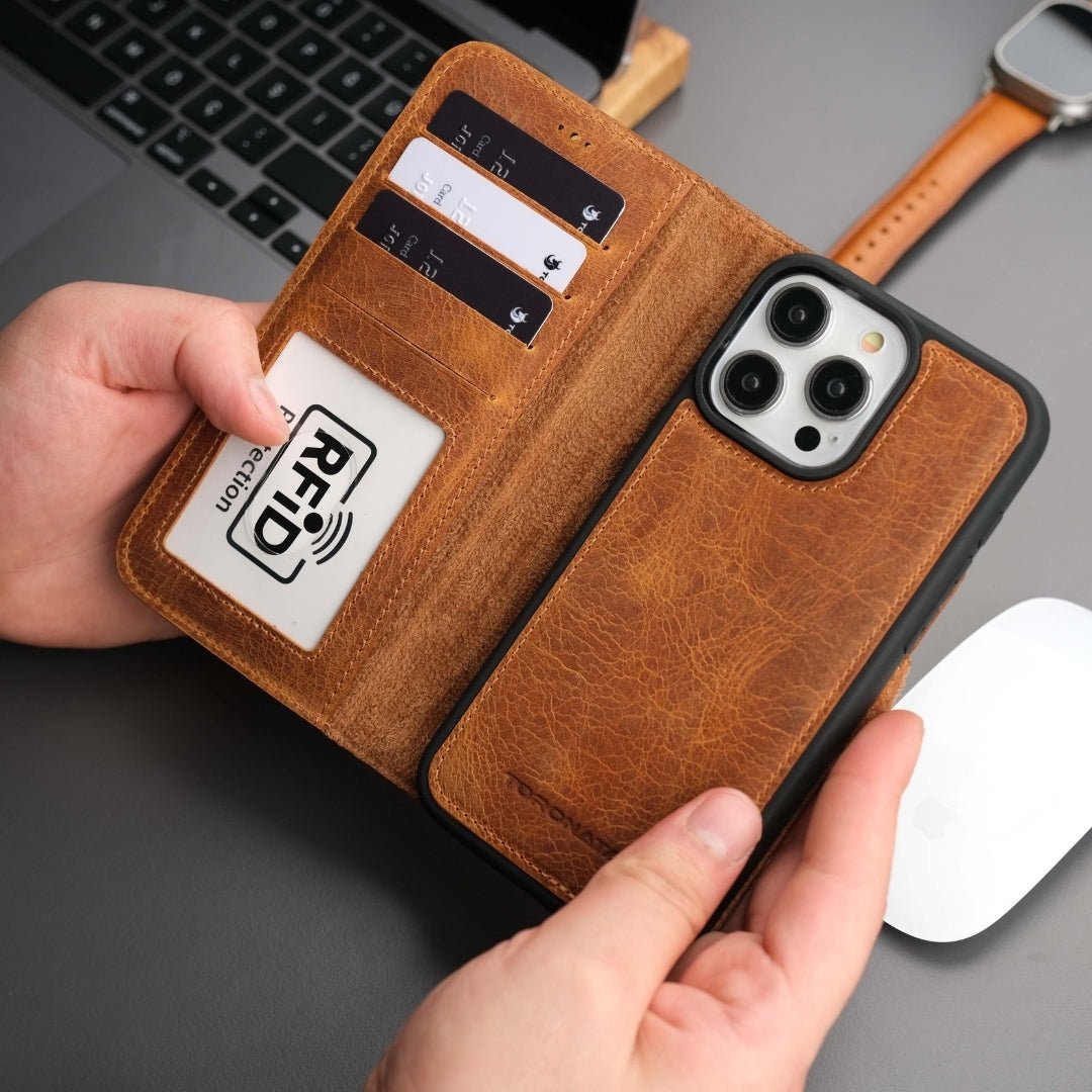 Casper iPhone 17 Pro Max Leather Wallet Case – MagSafe Compatible-7