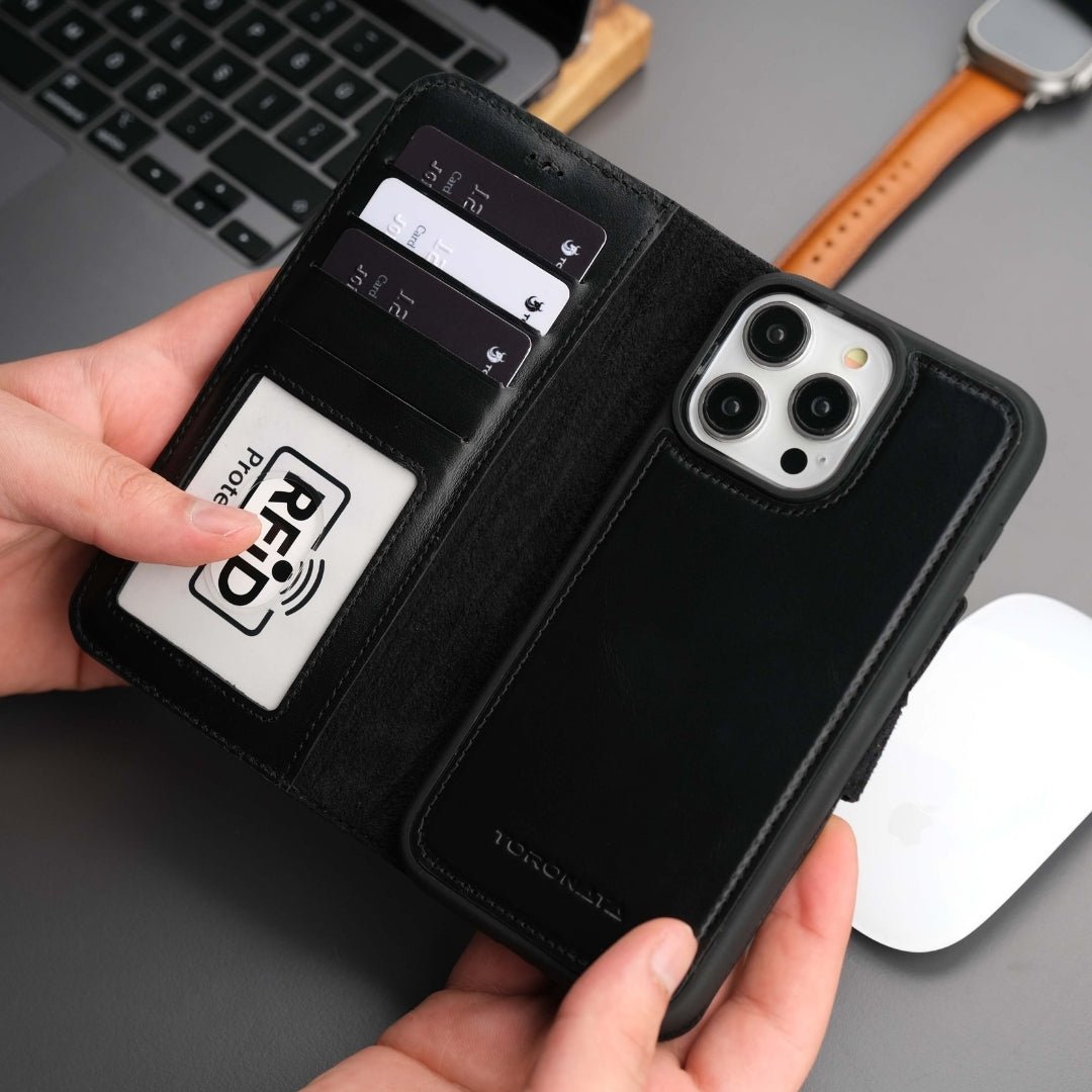 Casper iPhone 17 Pro Max Leather Wallet Case – MagSafe Compatible-6