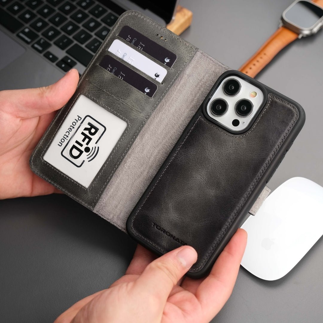 Casper iPhone 17 Pro Max Leather Wallet Case – MagSafe Compatible-8