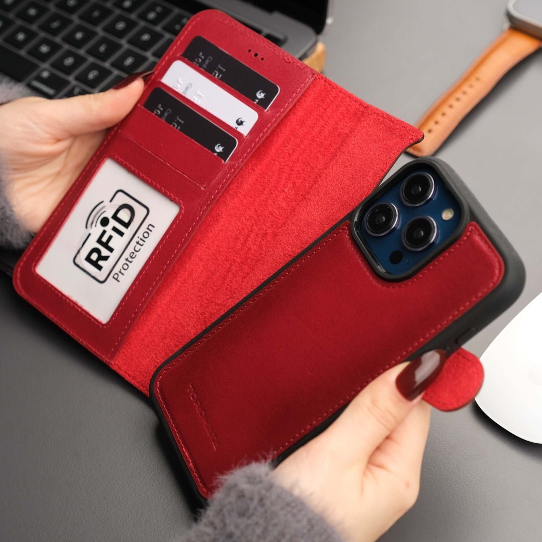 Casper iPhone 17 Pro Max Leather Wallet Case – MagSafe Compatible-9