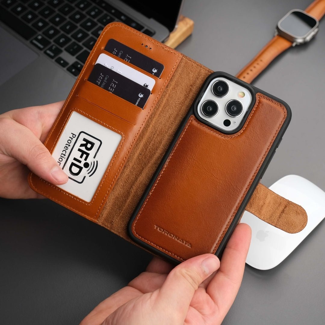 Casper iPhone 17 Pro Max Leather Wallet Case – MagSafe Compatible-0