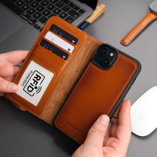 Casper iPhone 17 Air Leather Wallet Case – MagSafe Compatible-0